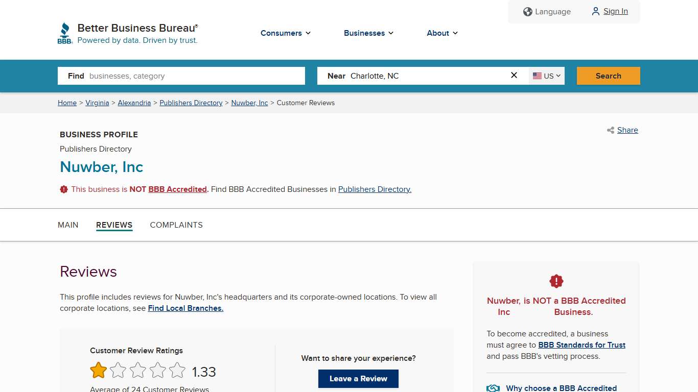 Nuwber, Inc | BBB Reviews | Better Business Bureau